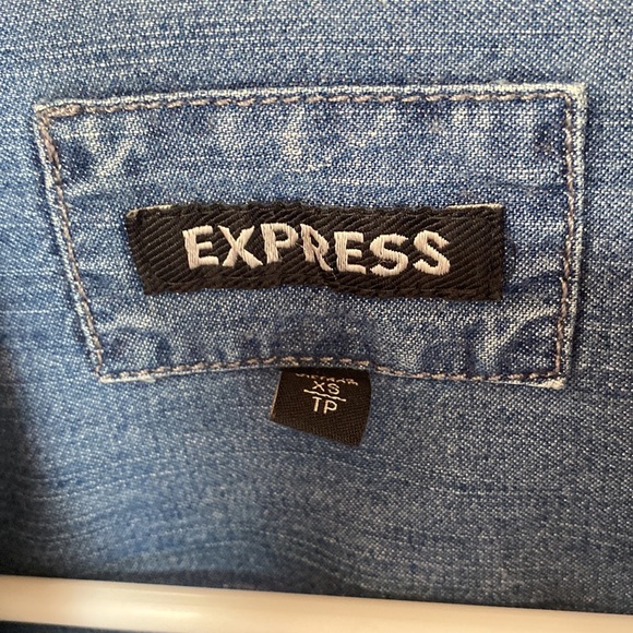 Denim button down from express - Picture 2 of 2